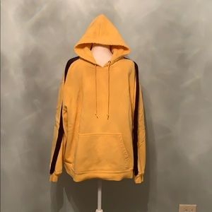 Yellow and Navy Hoodie